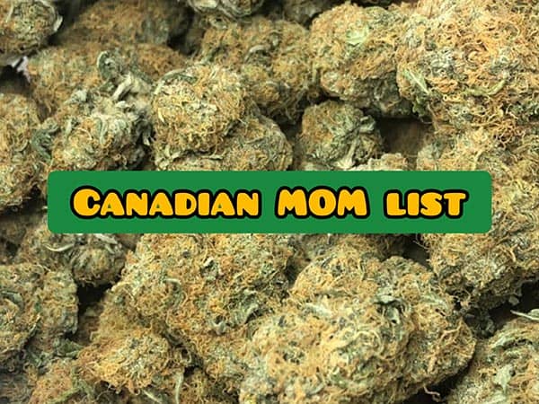 complete list of mail order marijuana MOM in Canada